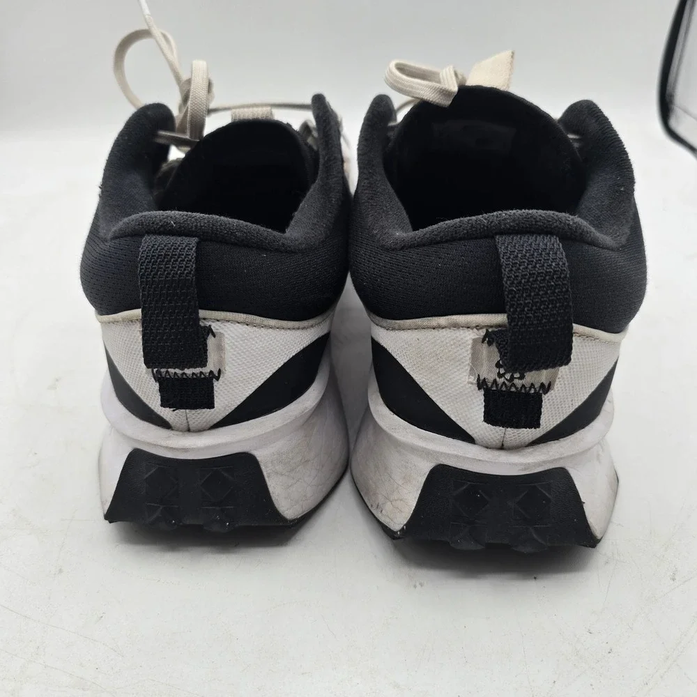 Nike Air Diamond Varsity Turf Baseball Shoes White Black Men's 12.5 FN7454-102